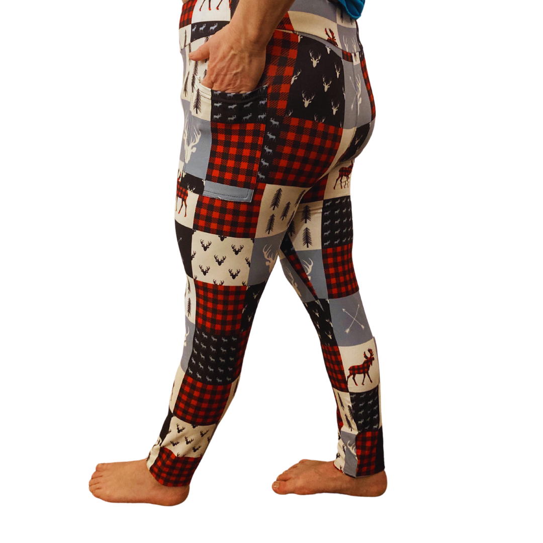 True North - Adult Yoga Band Pocket Leggings