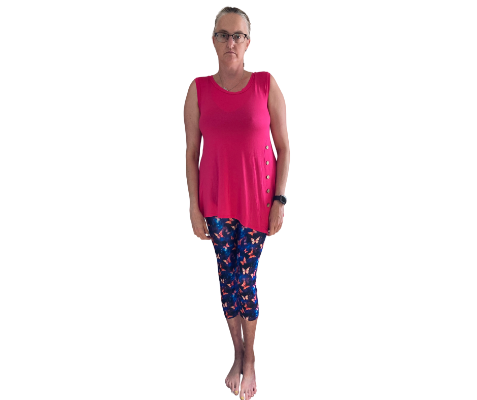 Butterflies - Adult Yoga Band Pocket Capris