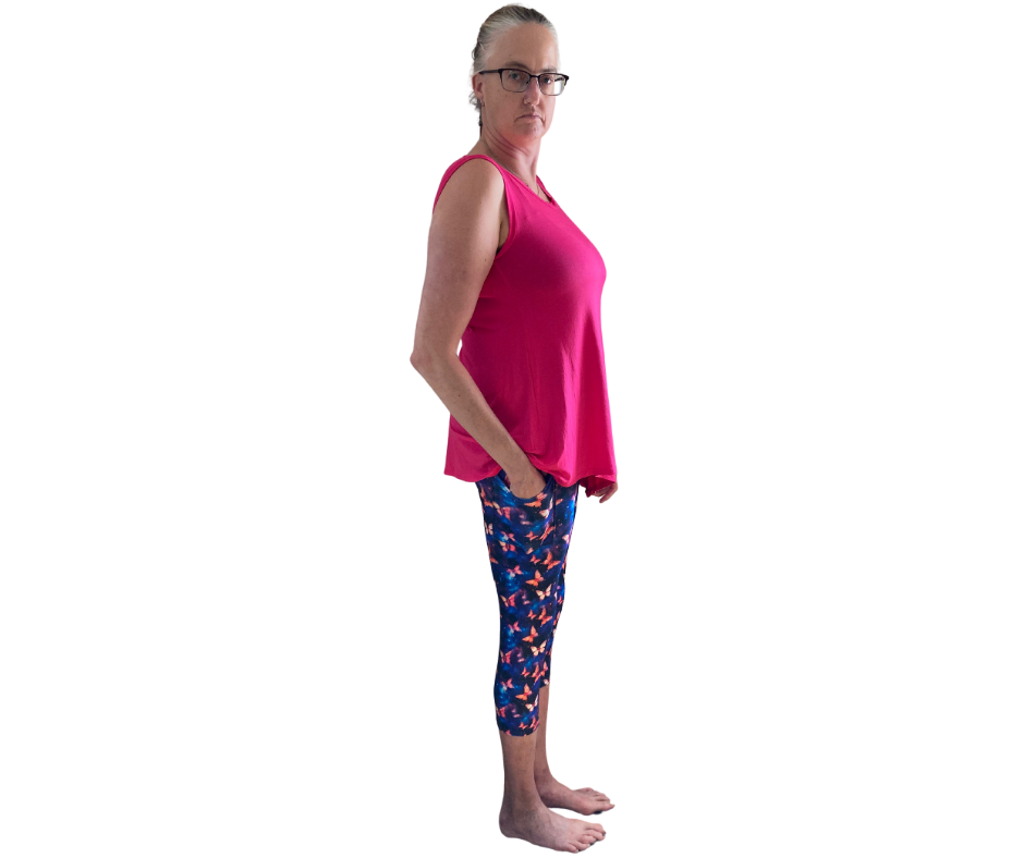Butterflies - Adult Yoga Band Pocket Capris