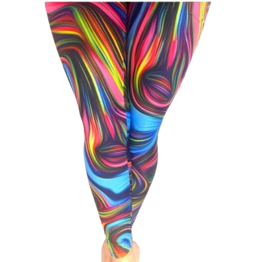 Artistic - Adult Yoga Band Pocket Leggings