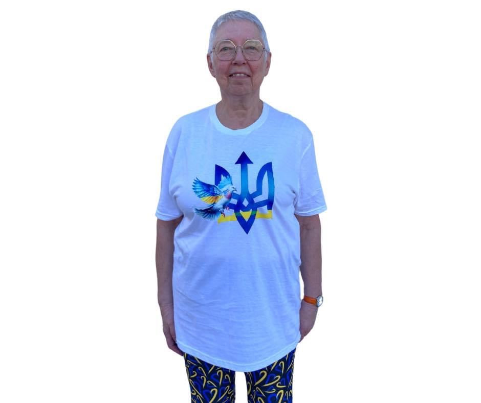 Ukraine Emblem Adult Short Sleeve T-Shirt