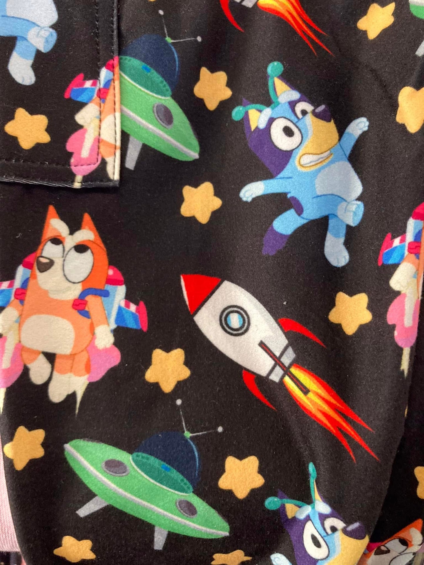 Dogs in Space Yoga Band Pocket Leggings