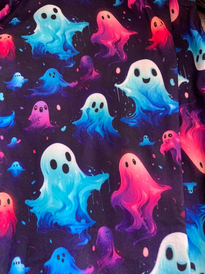 Ghosts Yoga Band Pocket Leggings