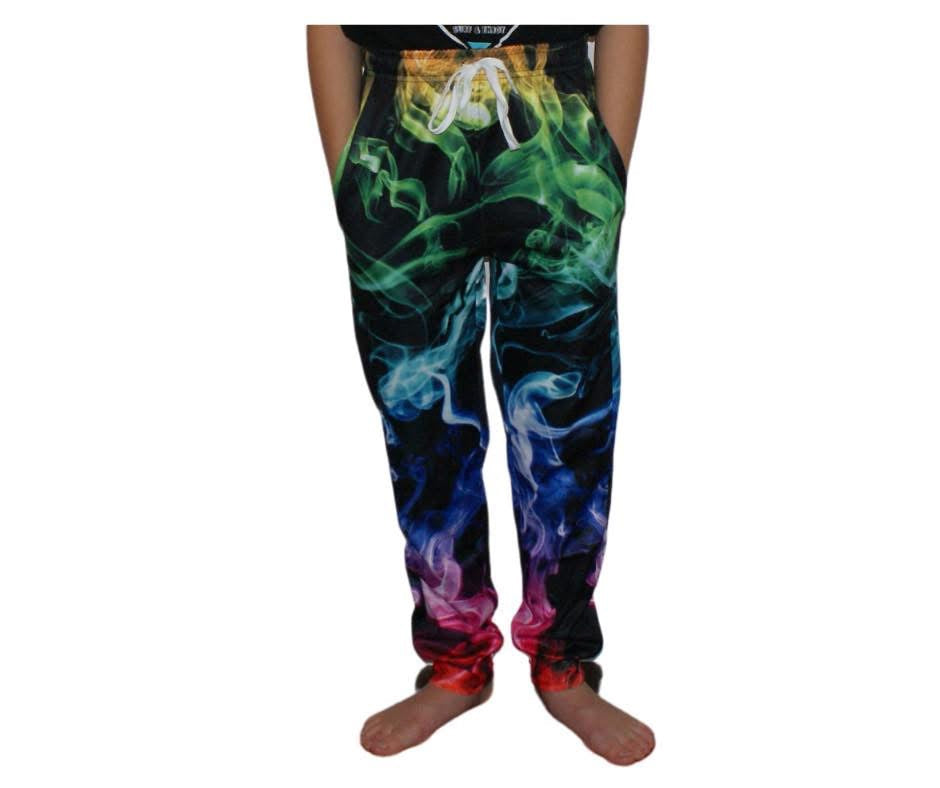 Rainbow Mist Jogger Style Pant with Cuff