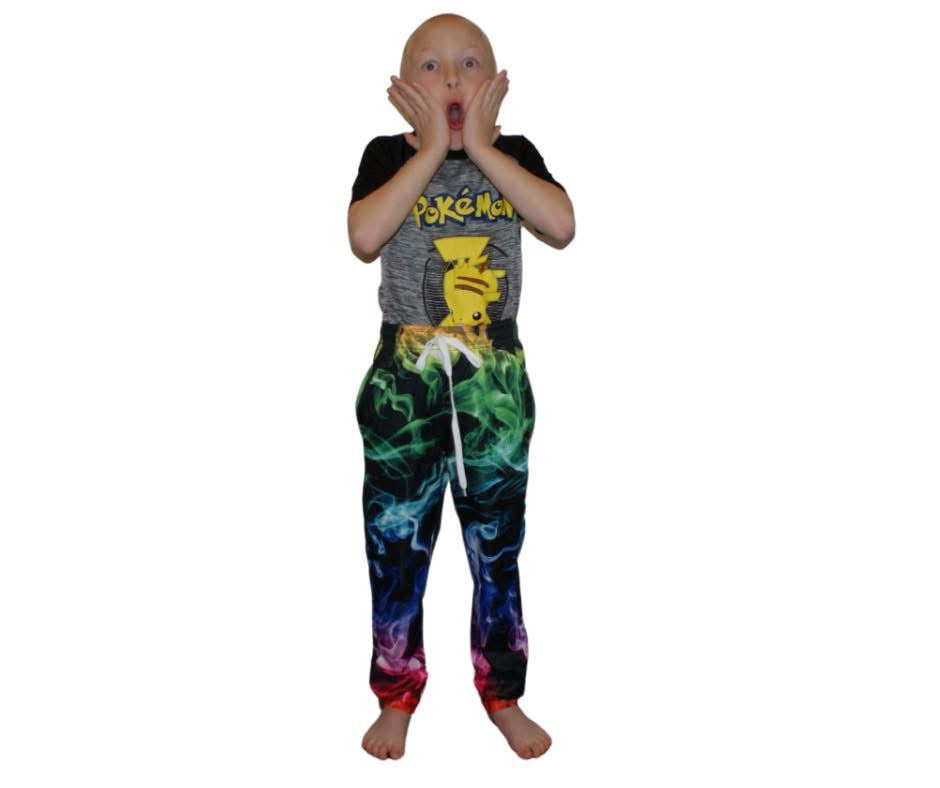 Rainbow Mist Jogger Style Pant with Cuff