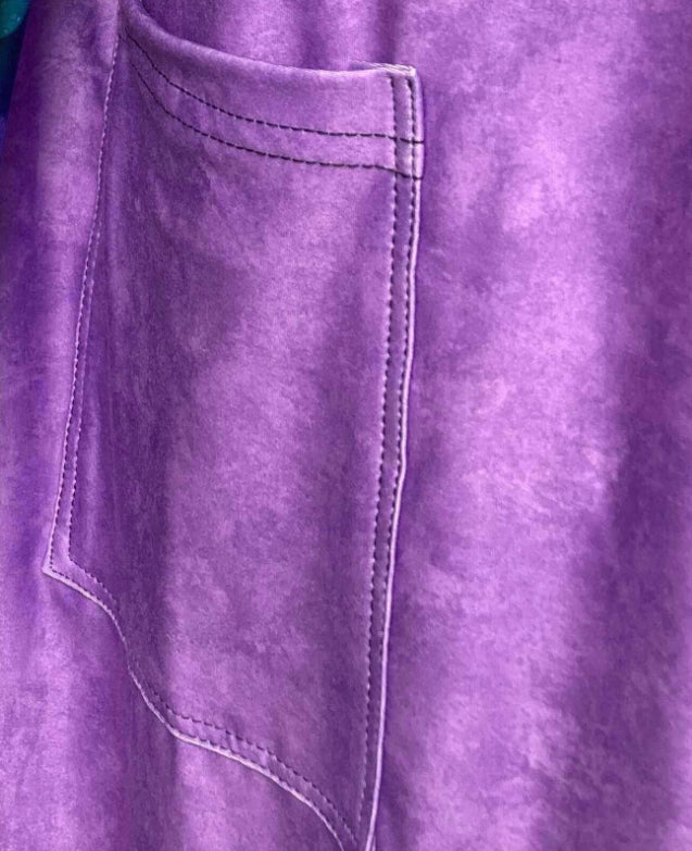 Lilac - Adult Yoga Band Pocket Capris