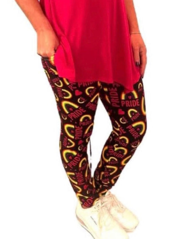 Pride - Adult Yoga Band Pocket Leggings