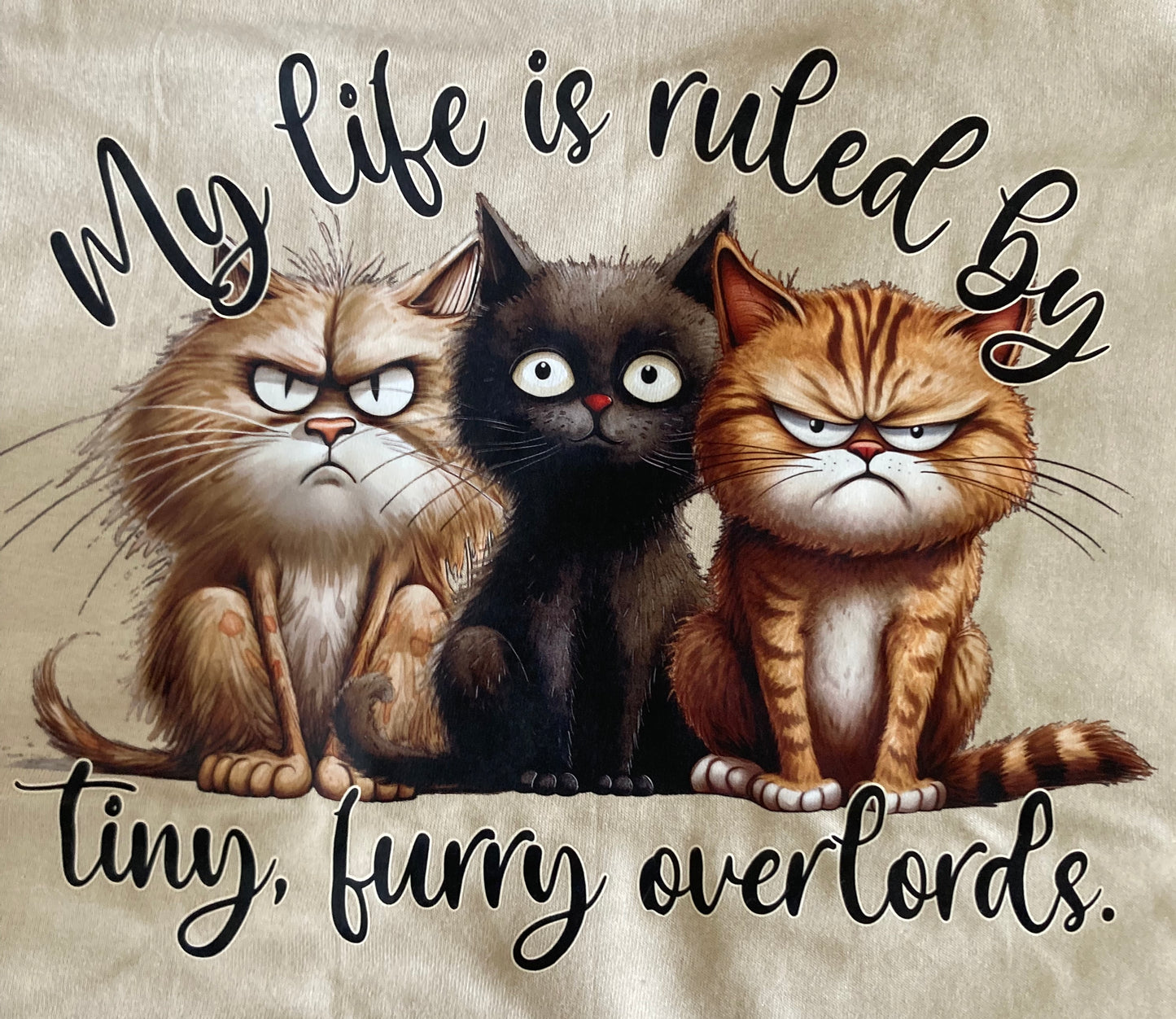 Tiny Overloads Adult Short Sleeve T-Shirt, cat shirt