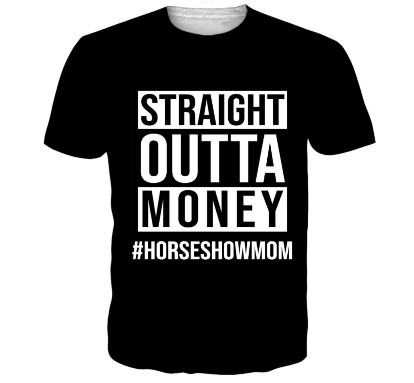 Horse Show Mom - Adult Short Sleeve T-Shirt