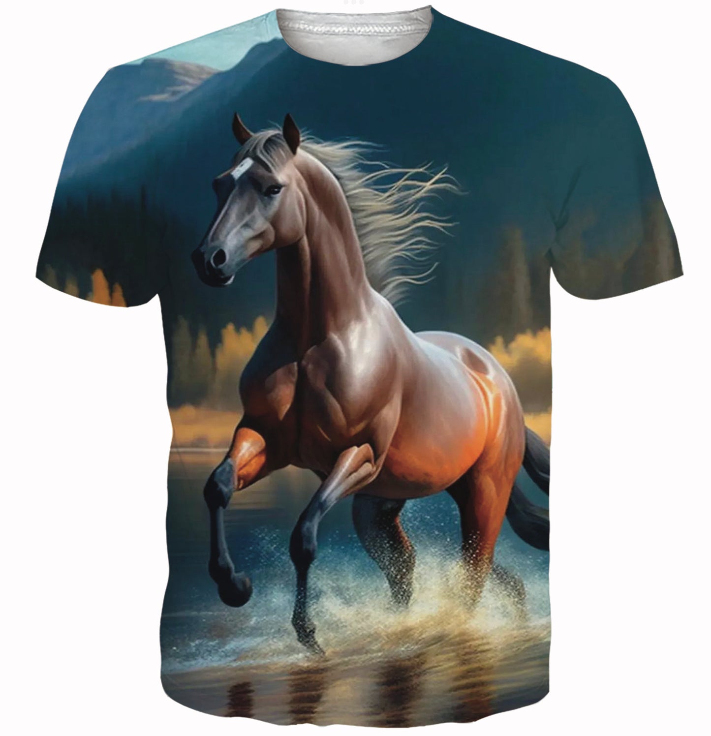 Surf Horse - Adult Short Sleeve T-Shirt