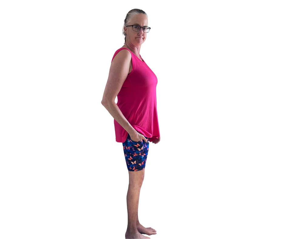 Butterflies - Adult Yoga Band Pocket Shorts