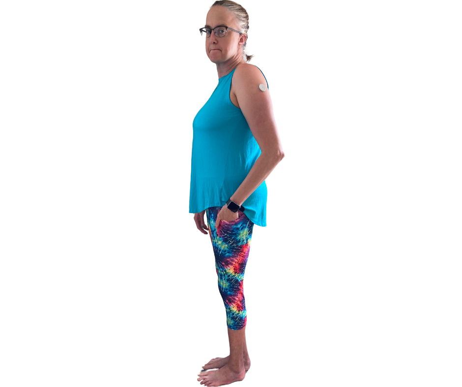 Rainbow Tie Dye - Adult Yoga Band Pocket Capris