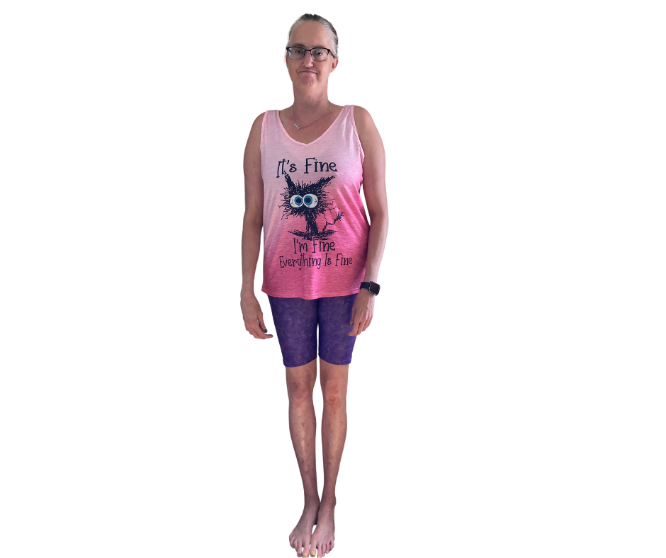 Purple - Adult Yoga Band Pocket Shorts