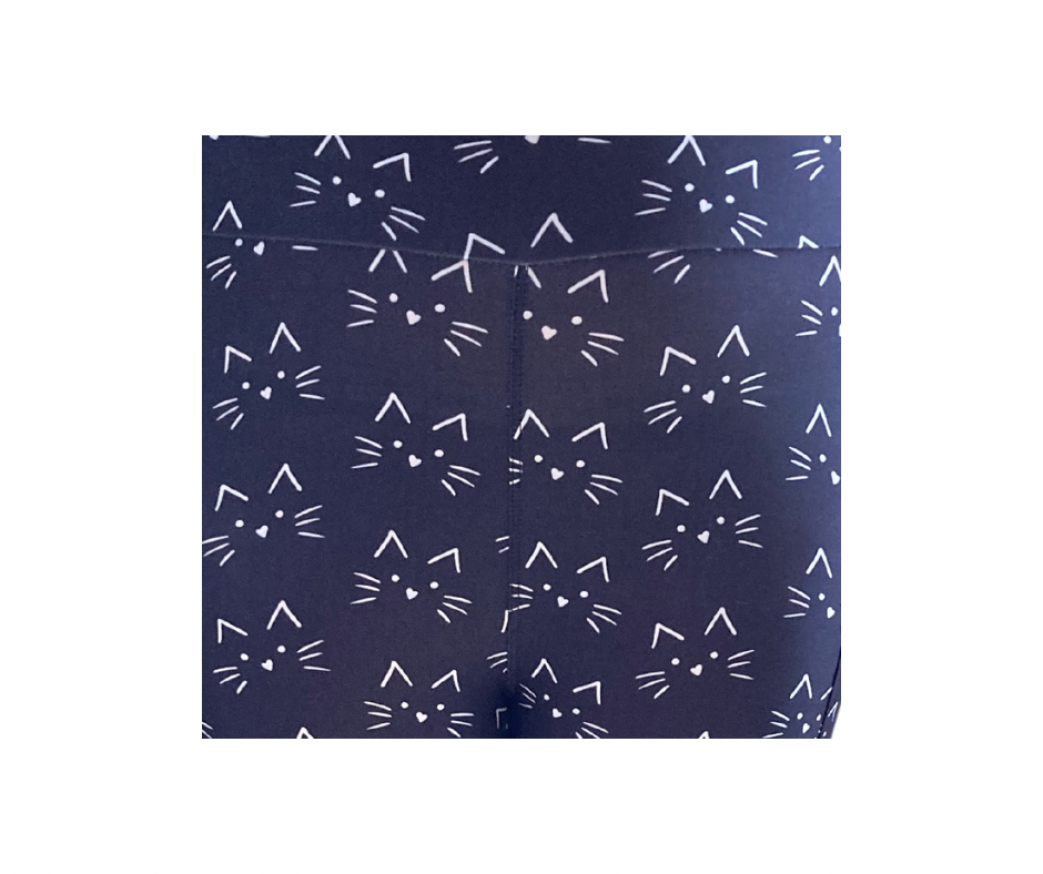 Whiskers - Adult Yoga Band Pocket Leggings