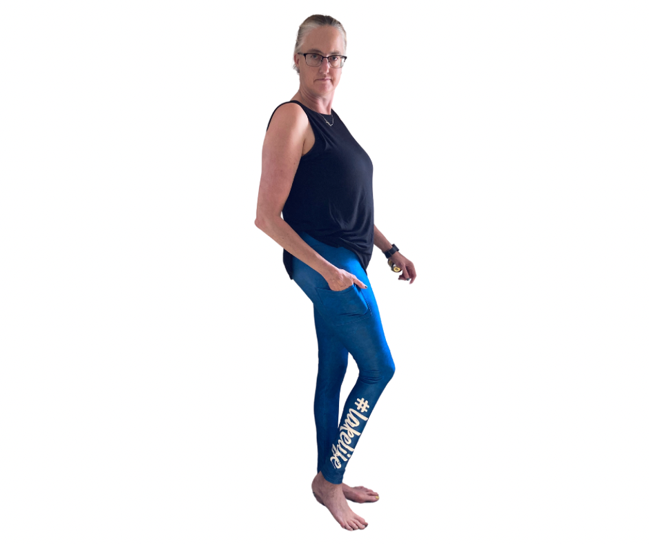 #lakelife - Adult Yoga Band Pocket Leggings