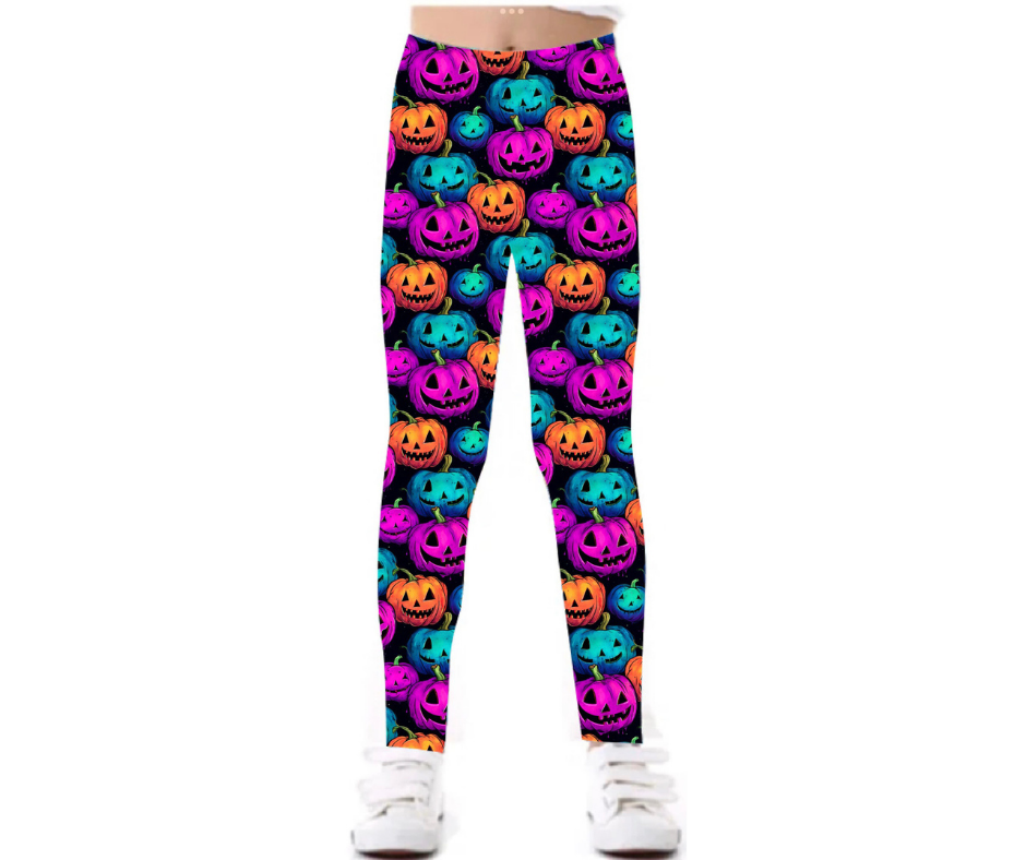 Pumpkins Yoga Band Pocket Leggings