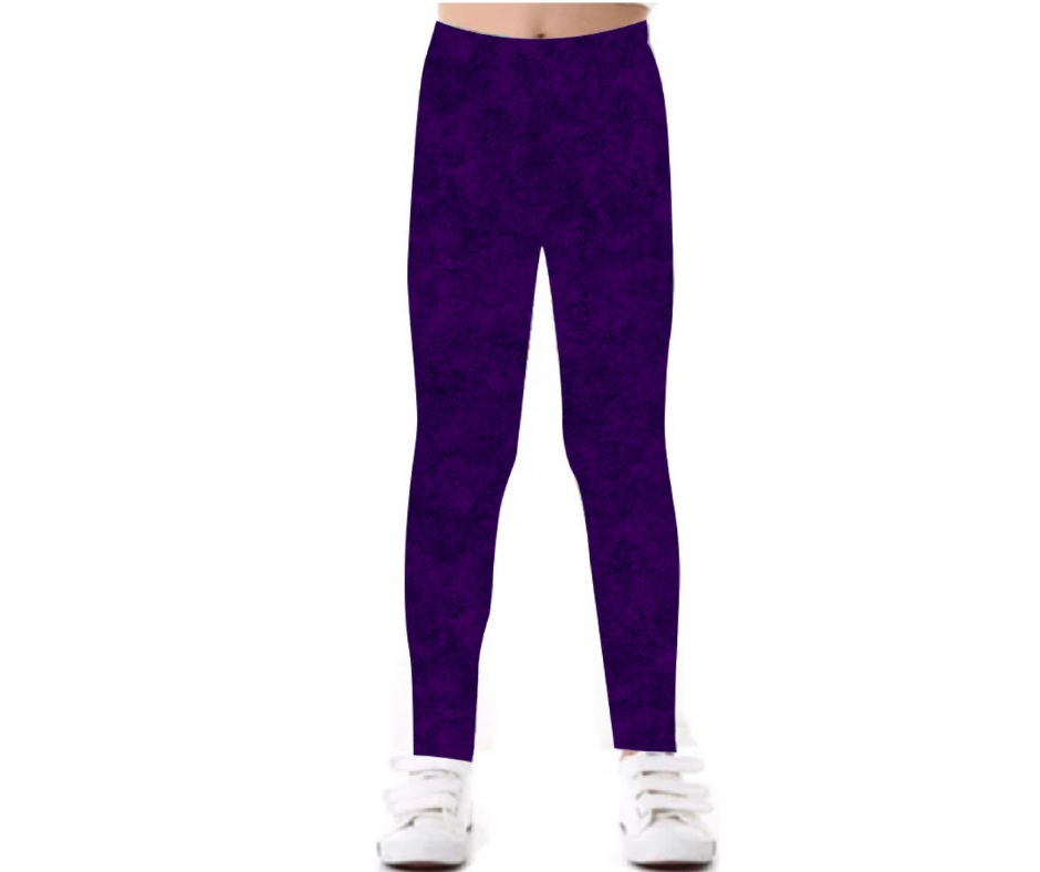 Electric Night Yoga Band Pocket Leggings