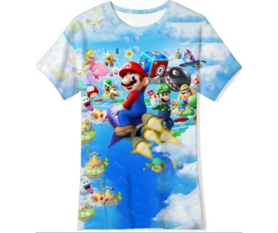 Mario1 - Short Sleeve Kid’s T-Shirt