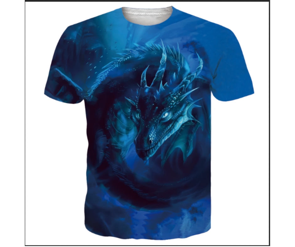 Blue Dragon Adult Short Sleeve T-Shirt