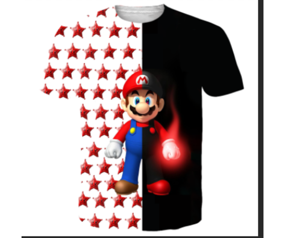 Mario2 - Short Sleeve Kid’s T-Shirt