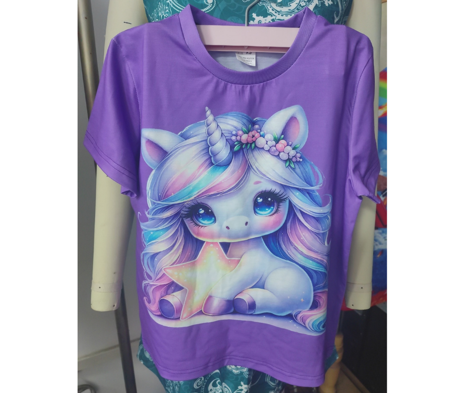 Star Unicorn - Short Sleeve Kid’s T-Shirt