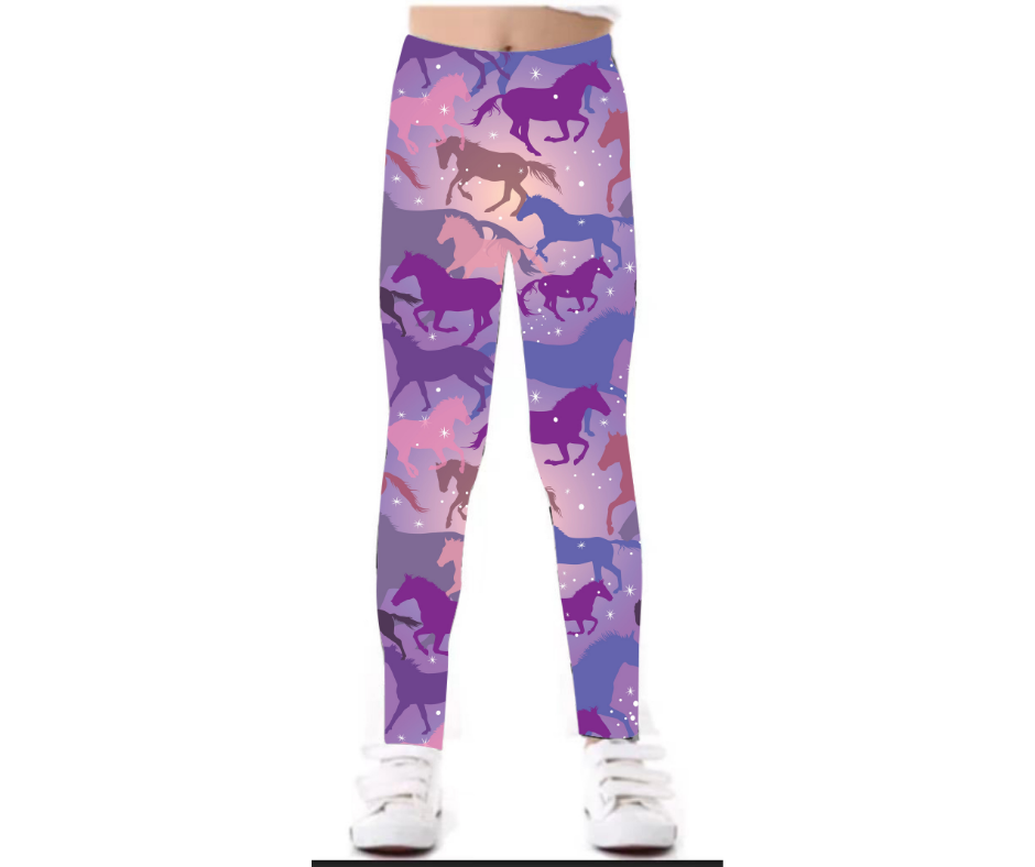 Pony Express - Yoga Band Pocket Leggings