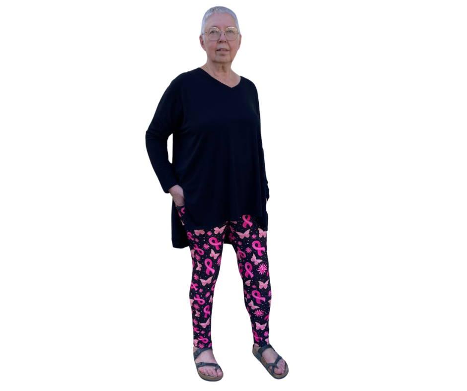 Hope - Adult Yoga Band Pocket Leggings
