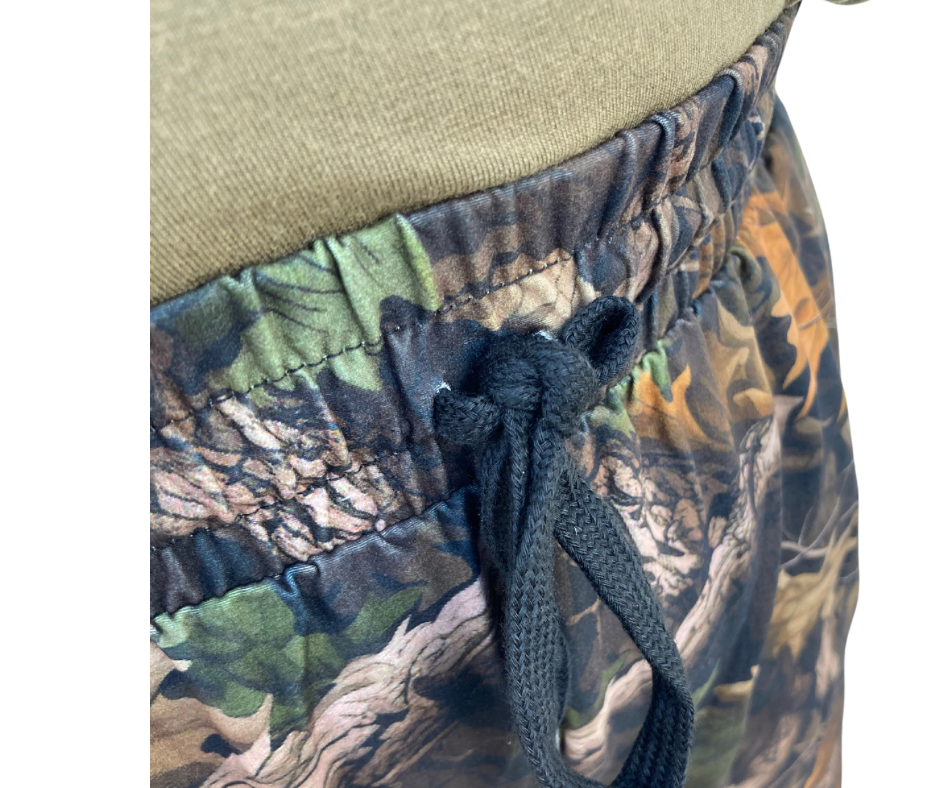 Leaf Camo - Adult Jogger Style Pants with Cuff