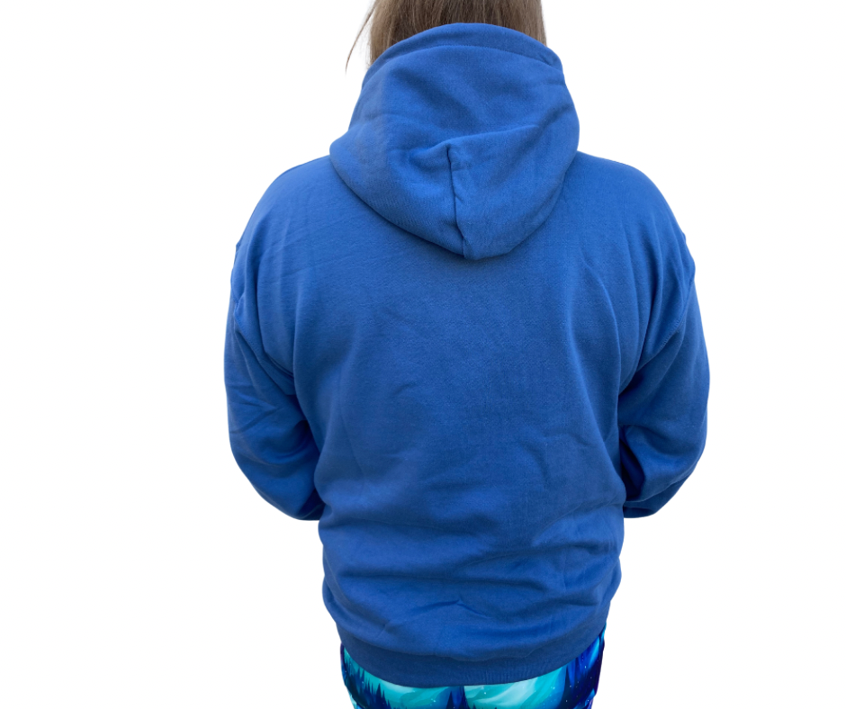 Black or Blue - Wolf Aurora Hoody