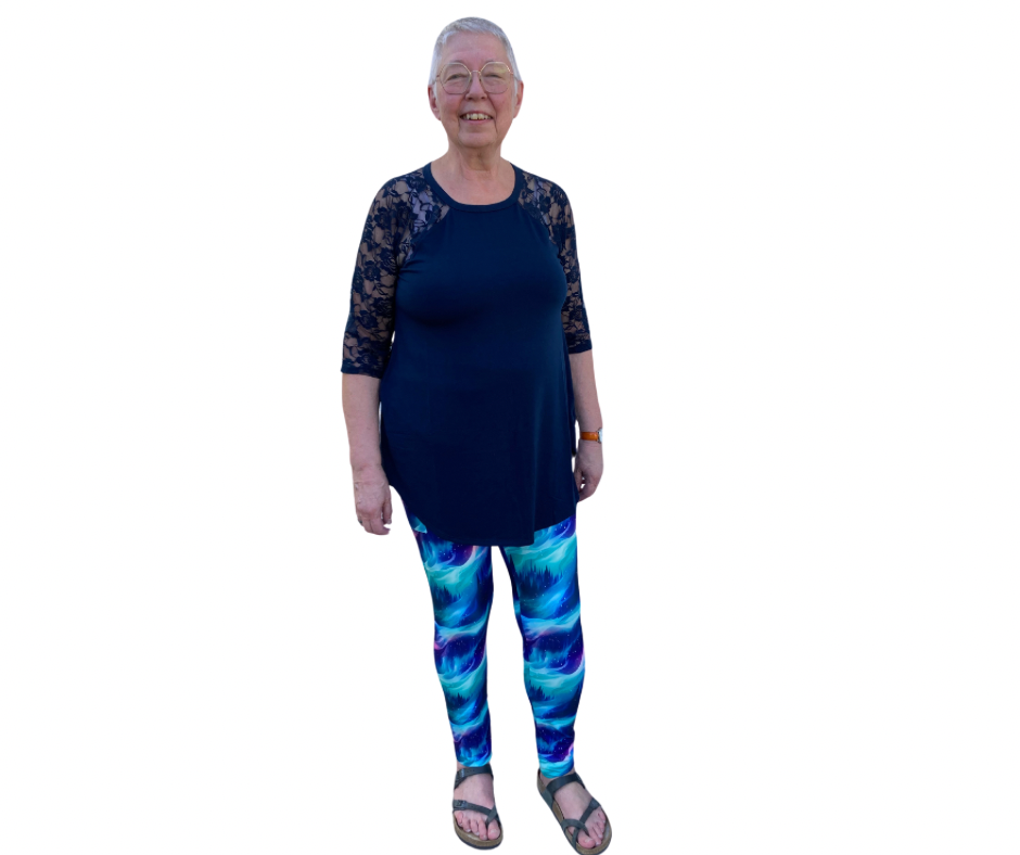 Aurora - Adult Yoga Band Pocket Leggings