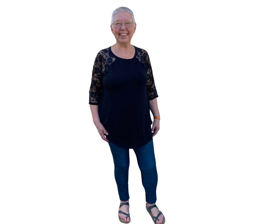 Night Garden Teal - Adult Yoga Band Pocket Leggings