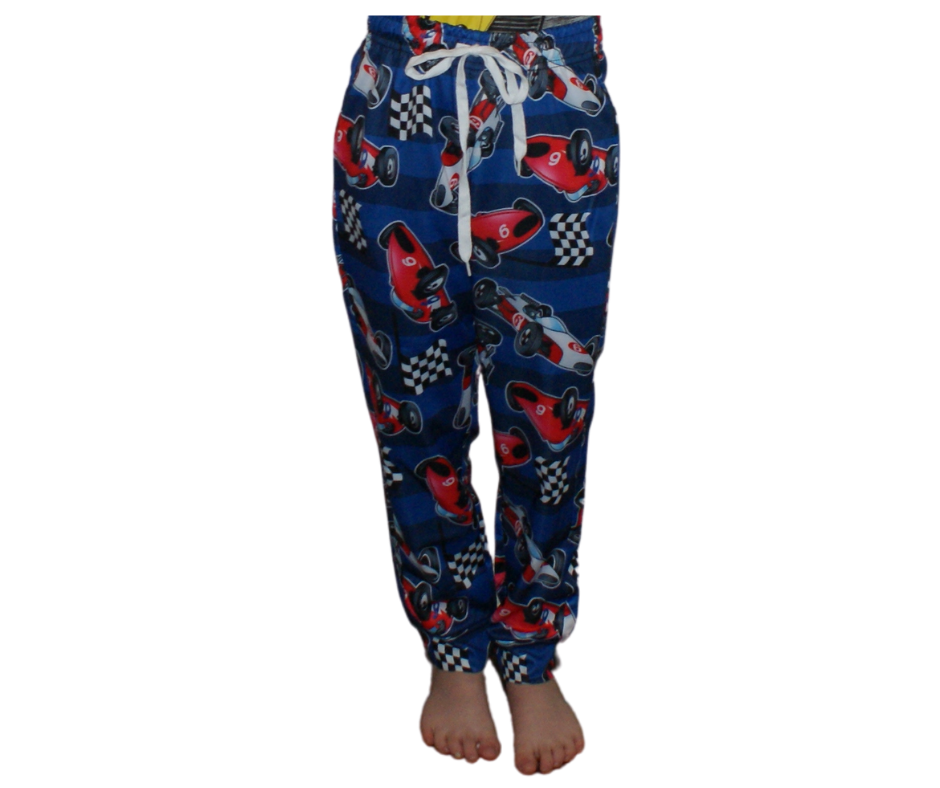 Race Cars Jogger Style Pant with Cuff
