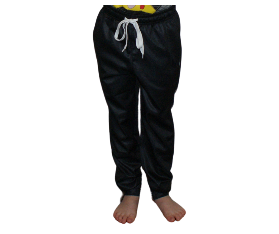 Black Jogger Style Pant with Cuff