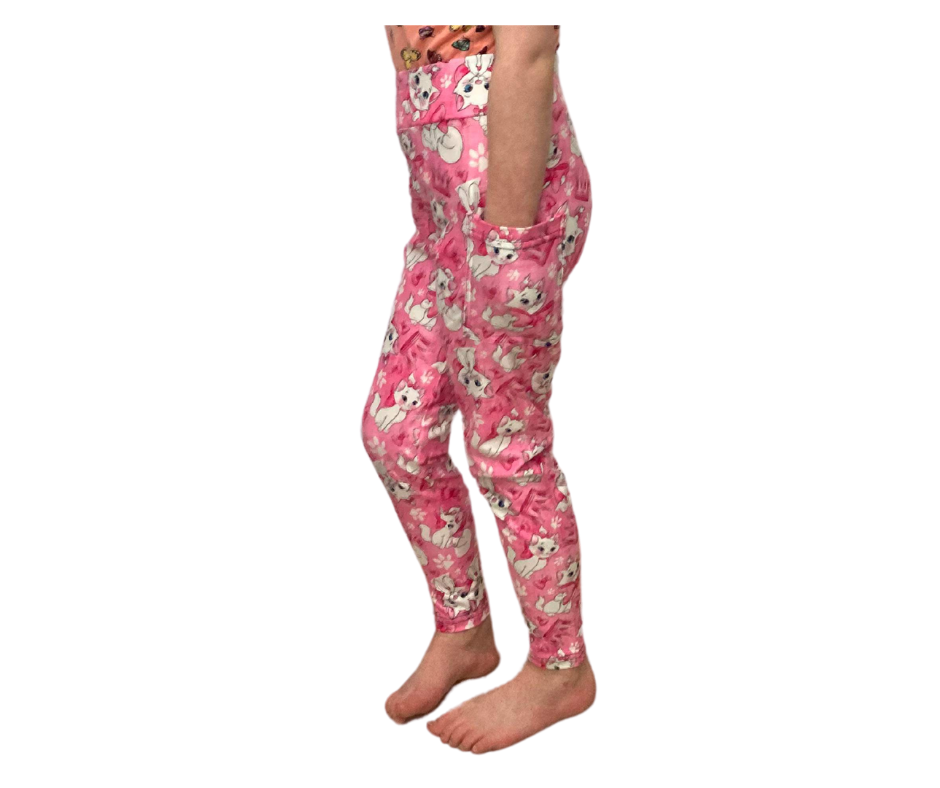 Kitty Yoga Band Pocket Leggings