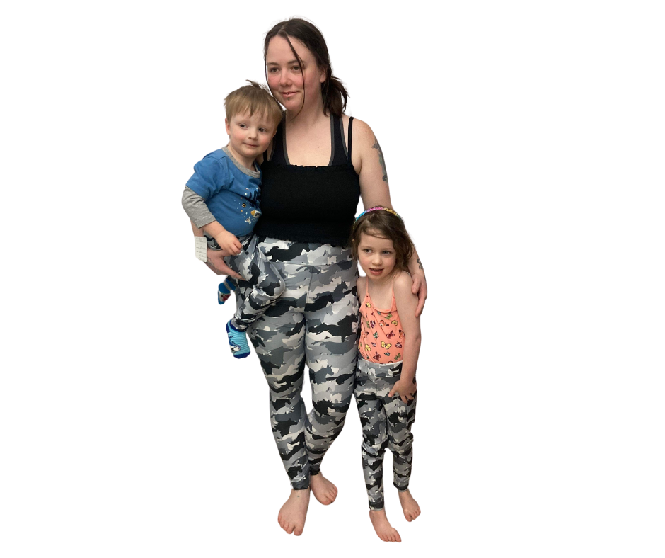 Camo Horses Yoga Band Pocket Leggings