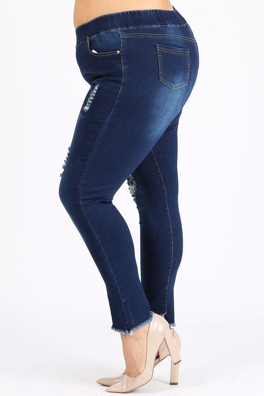 4X/5X-5X/6X Super Plus Size Jeggings Pants