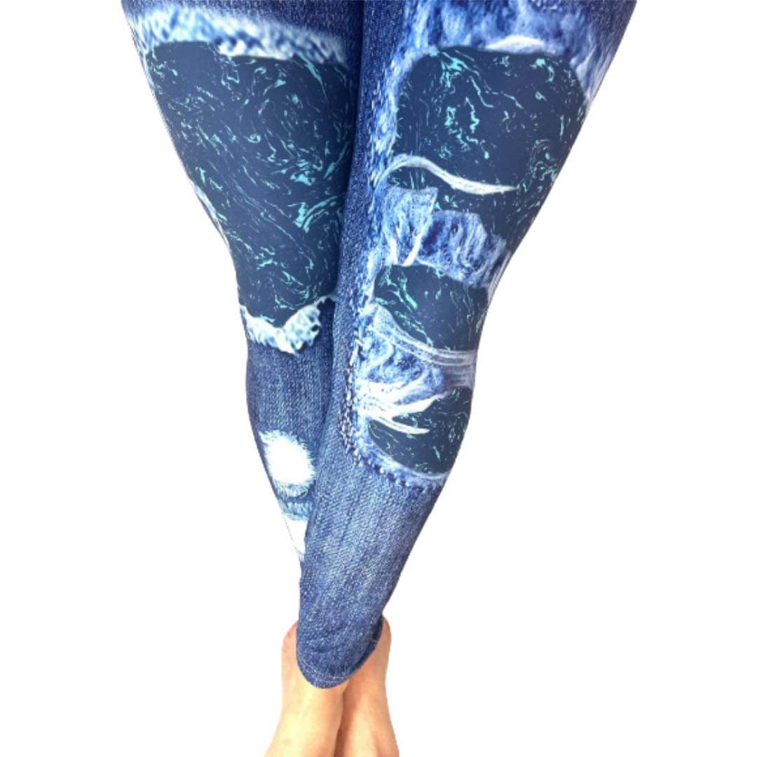 Blue Marble Jeggings