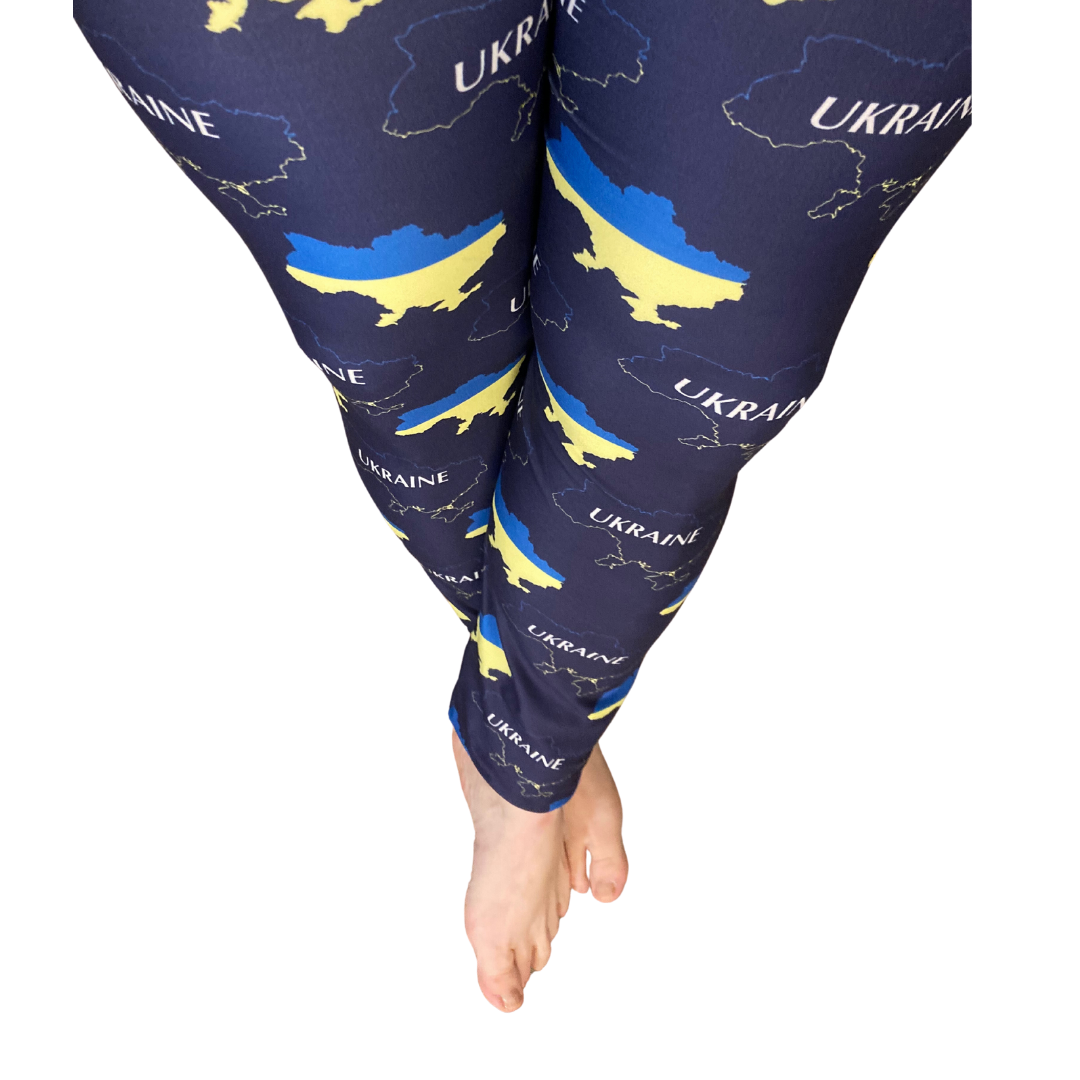 Ukraine - Adult Yoga Band Leggings