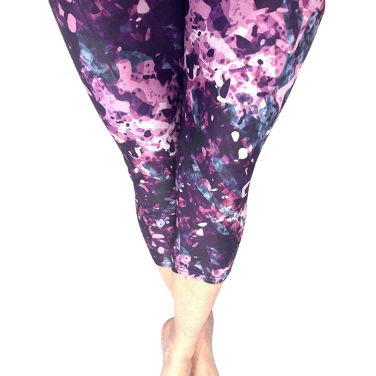 Hot Mess - Adult Yoga Band Pocket Capris