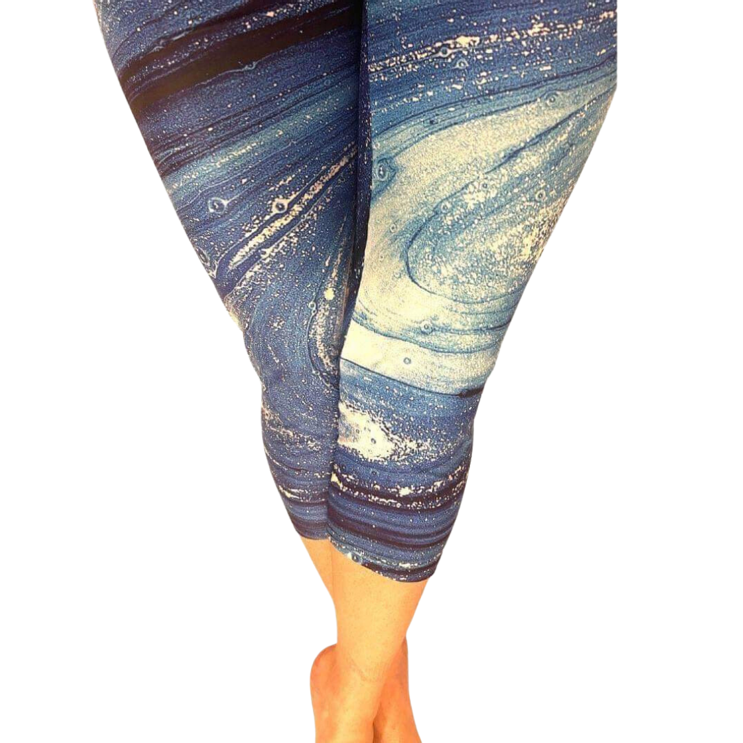 Galaxy Nights - Adult Yoga Band Pocket Capris