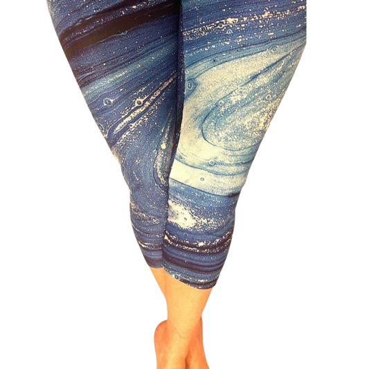 Galaxy Nights - Adult Yoga Band Pocket Capris