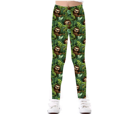 Sloth Yoga Band Pocket Leggings